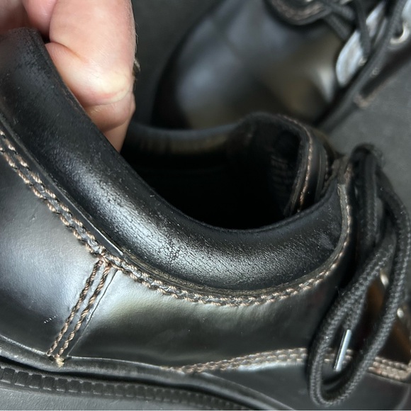 Skechers Men's Black Lace-Up Oxfords Vintage Jammers - Picture 8 of 16